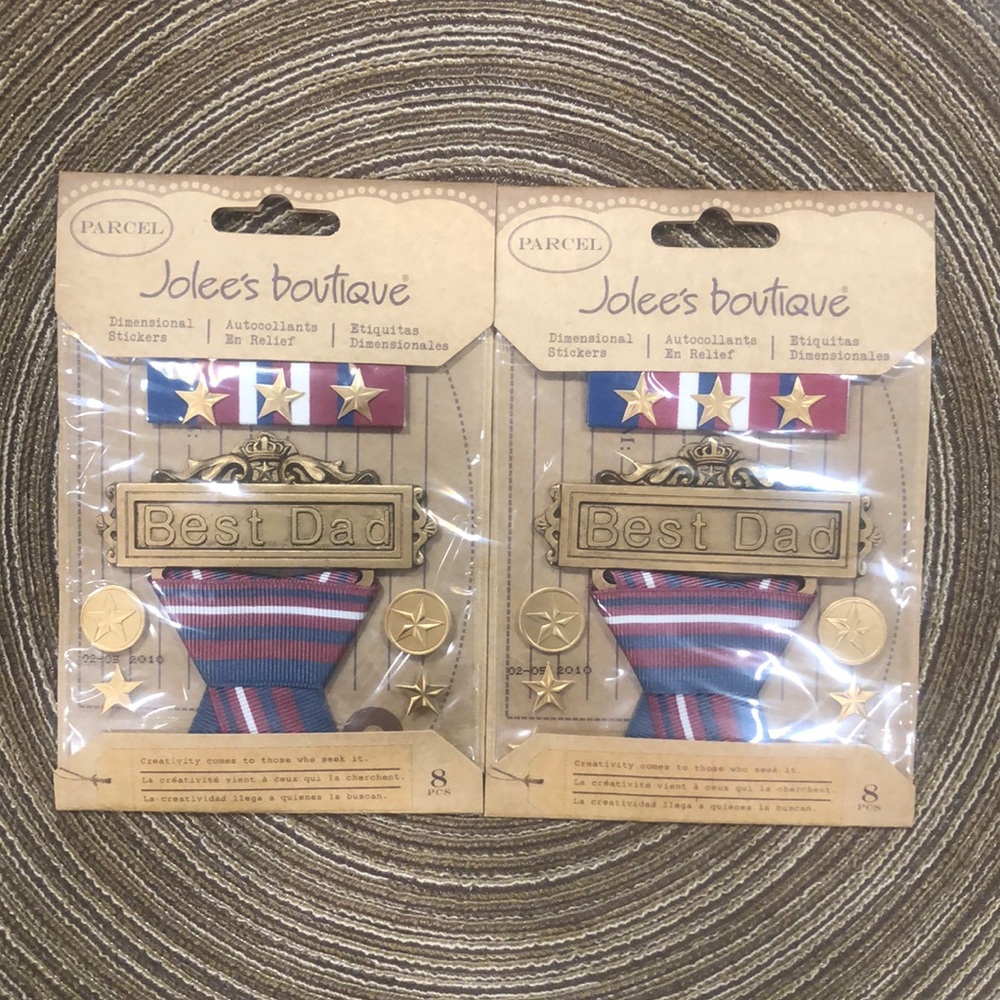 Jolee’s Boutique Stickers - Dad Medal (Best Dad)
